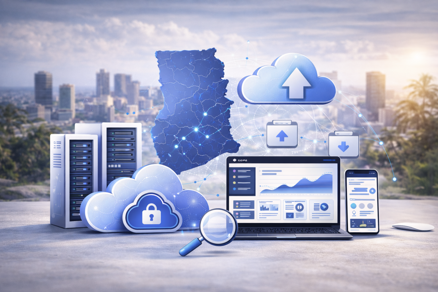 Cloud infrastructure concept