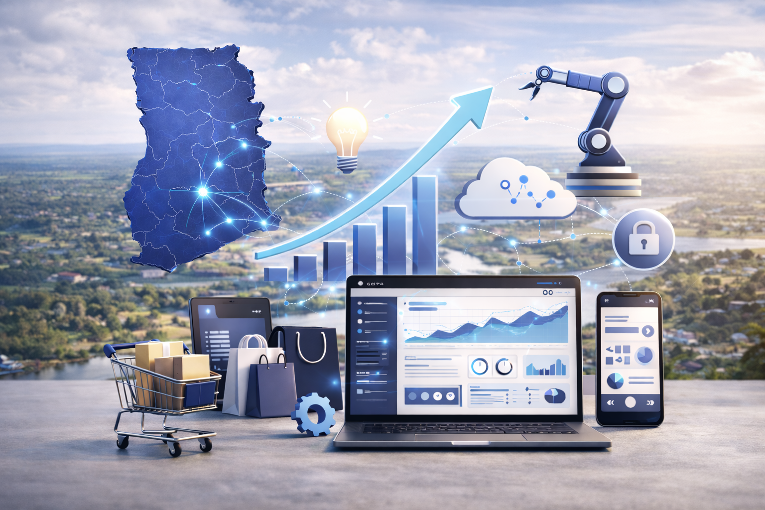 Team collaborating on digital strategy